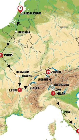 13D12N • Romantic Cities