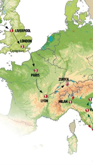 17D16N • Crossing Europe end Rome