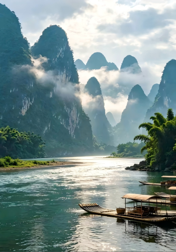 8D7N • World-Class Guilin Karst Landscapes & Ethnic Cultural Adventure - Li River Cruise, Cloud-Top Buni Terraces, Long-Hair Yao Traditions, Epic Dong Folk Performances & Authentic Ethnic Hospitality