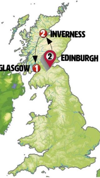 7D6N • Scotland end London