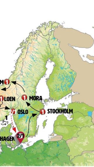 12D11N • Nordic Tour Start Copenhagen