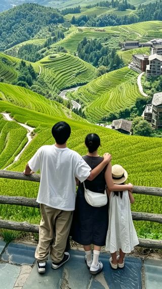 4D3N • Stay 2-night at Sheraton Guilin Hotel.  Longji Rice Terraces with round-trip cable car + 4-star Li River  cruise + Yulong River rafting