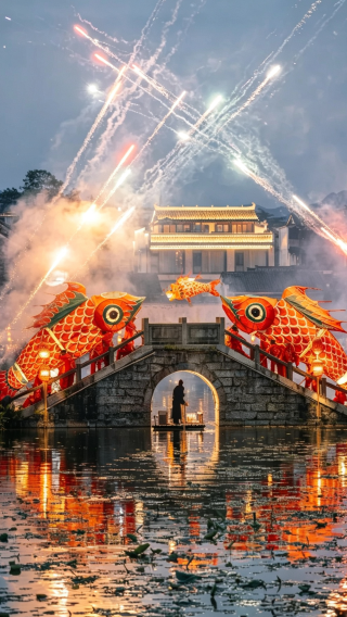 5天4晚 • 黃山風景區＋宏村＋西遞＋呈坎＋徽州古城＋西溪南古村落·專屬魚燈夜遊·嗨翻假期＋非遺手作＋賞「徽秀」 金牌導遊＆ 9人小團