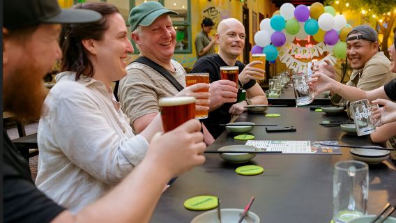 Ho-Chi-Minh-Stadt: Craft-Bier- und lokale Spezialitäten-Tour mit dem Roller