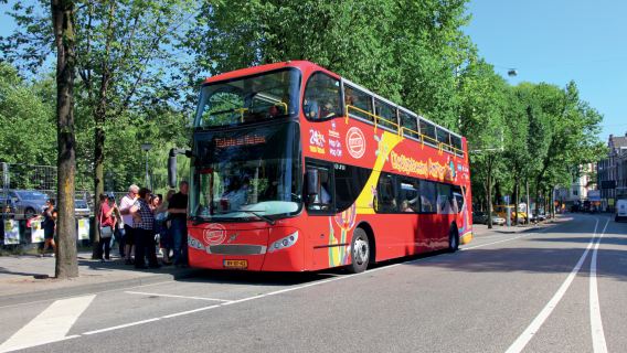 Hop-on-Hop- Hop-on-Hop-off-Bus Stadtrundfahrt durch Amsterdam