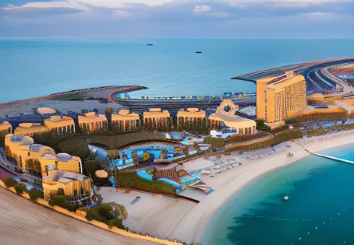DoubleTree by Hilton Resort & Spa Marjan Island Eksterior Photos