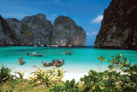 5D4N · Group Tours · Thailand + Phuket · Explore Phi Phi Island, Koh Khai and Coral Island by speedboat, visit Phuket Town,