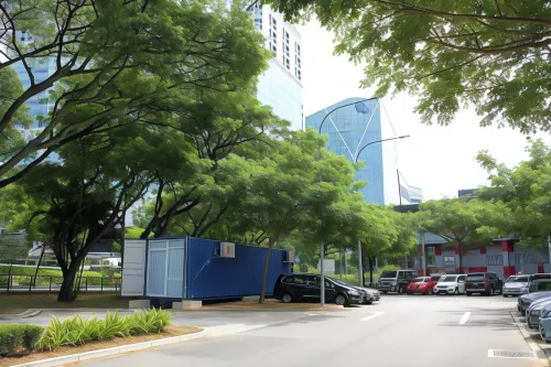 Shipping Container Hotel at One-North In der Nähe des Hotels Photos