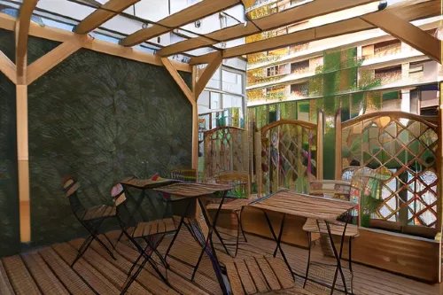 Appart hôtel Q7 Lodge Lyon 7 - Séjours à la nuitée et longues durées Espaces publics Photos