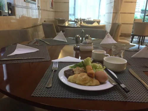 Dan Executive Hotel Apartment (Zhujiang New Town) Restauranger Photos