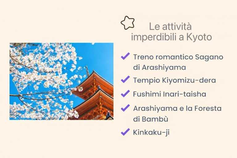 LE ATTIVITÀ IMPERDIBILI A KYOTO