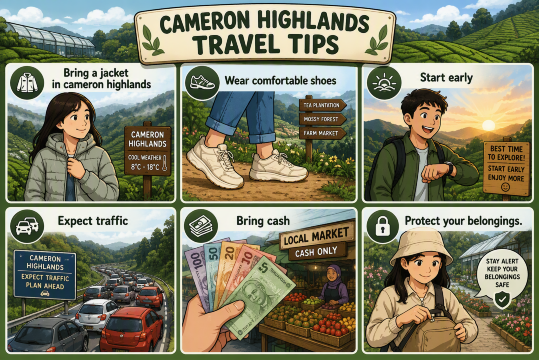 **Cameron Highlands Tips**