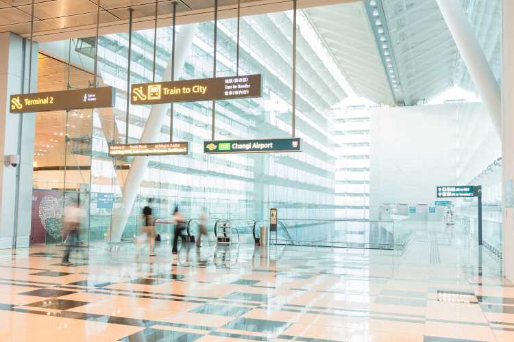 changi airport connection to MRT