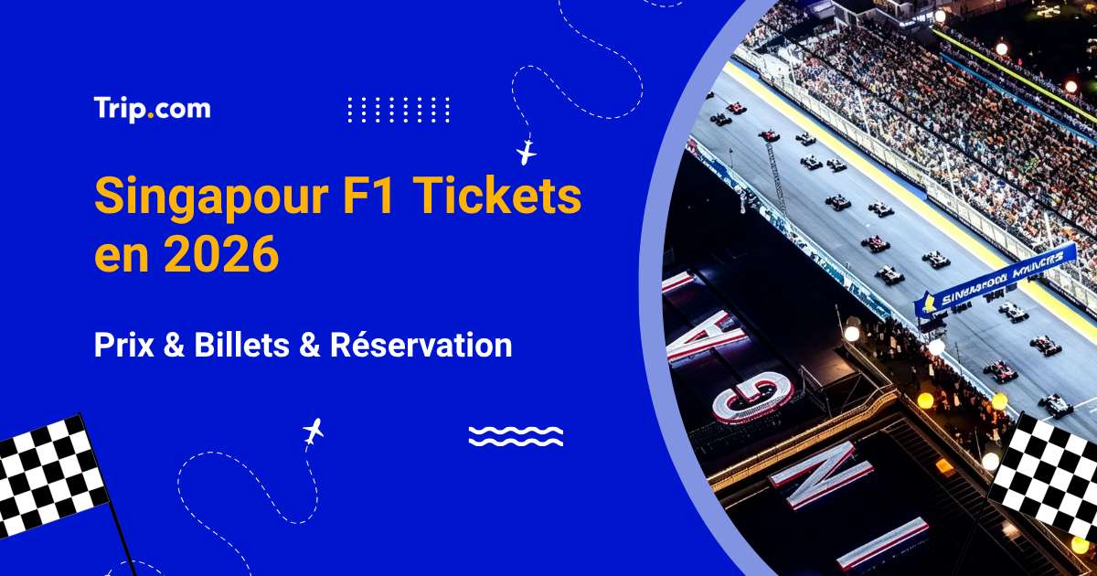 Billets GP F1 de Singapour