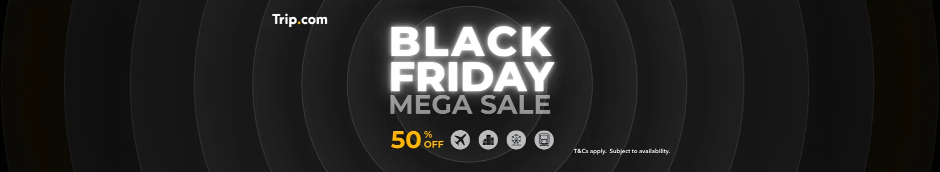 Trip.com Black Friday Mega Sale – Up to 50% OFF + International Flights From $49 RT (Start Nov 27)