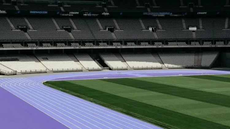 2024 Paris Olympic Purple Tracks