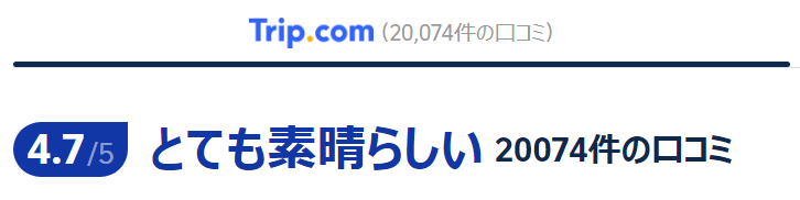 観光客のレビュー