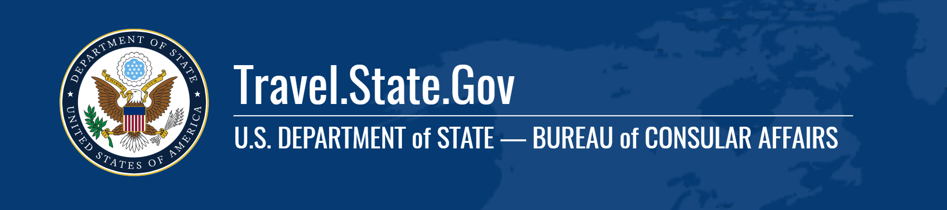 U.S. Department of State - Bureau of Consular Affairs official website logo