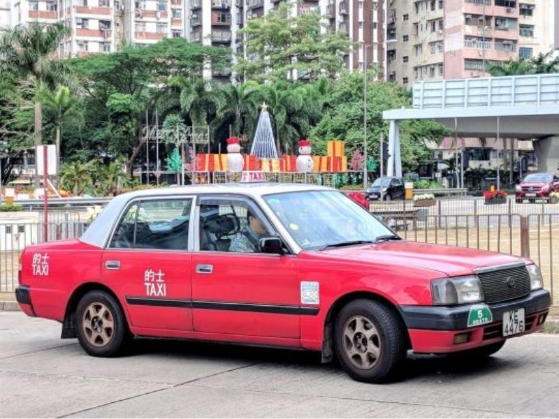 Hong Kong Red Taxis