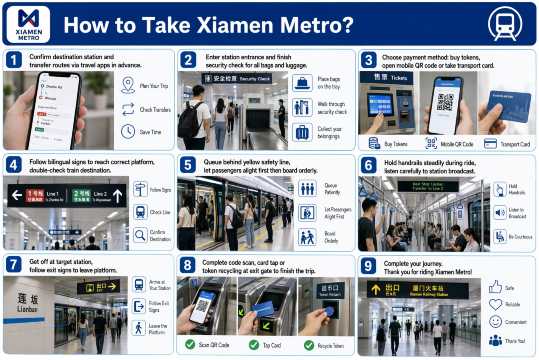 How to take Xiamen Metro