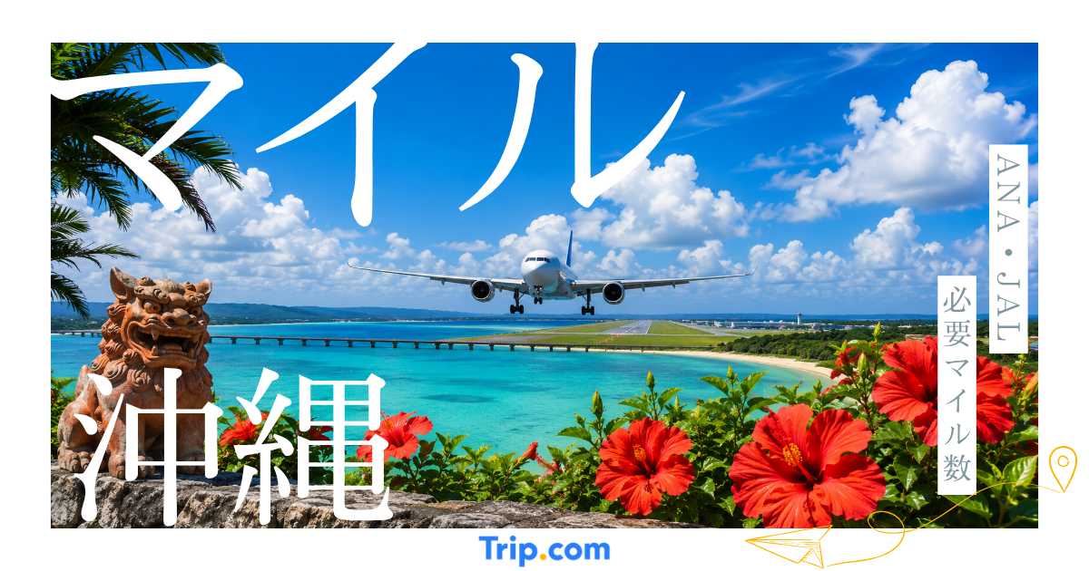 マイルで沖縄へ行くときの必要マイル数は？ANA・JALどちらも解説！