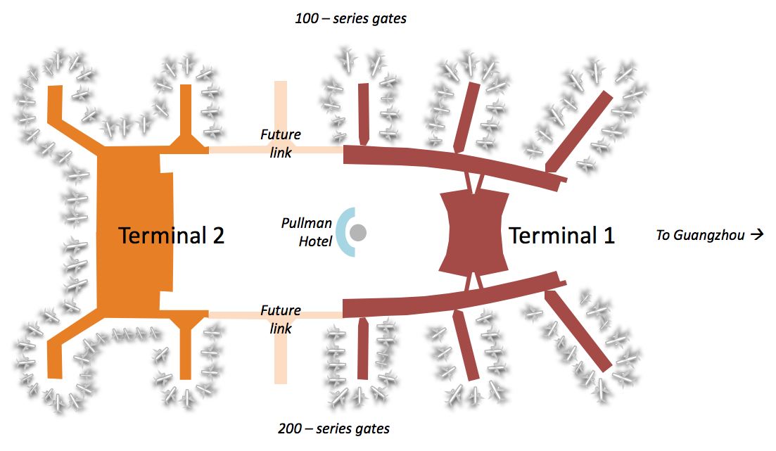 Guangzhou Airport Layout