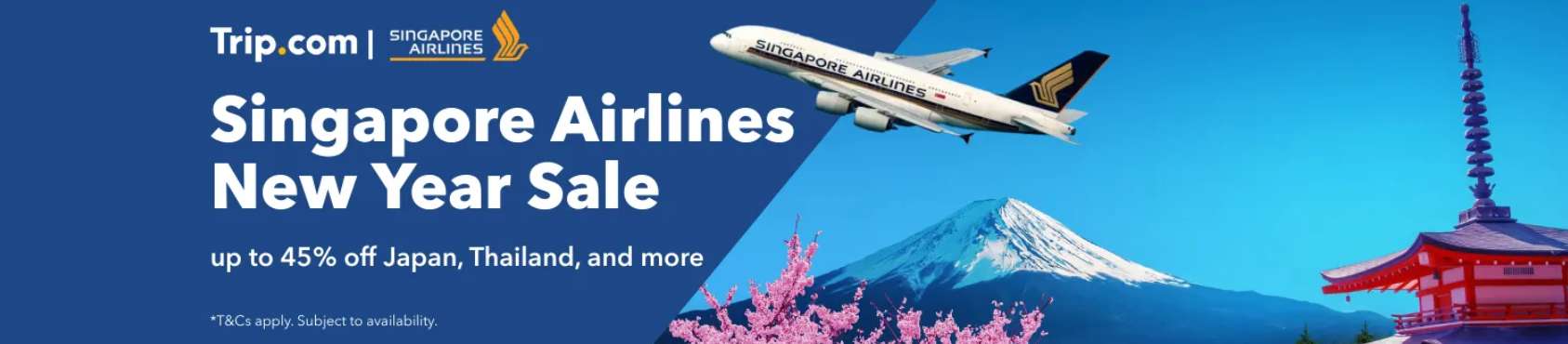 Singapore Airlines New Year Sale