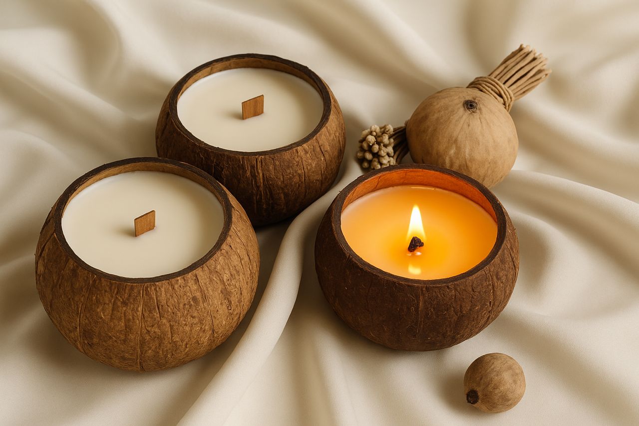 Coconut Shell Candles