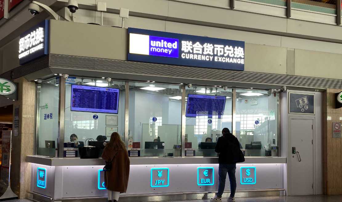 Échanger à l'aéroport