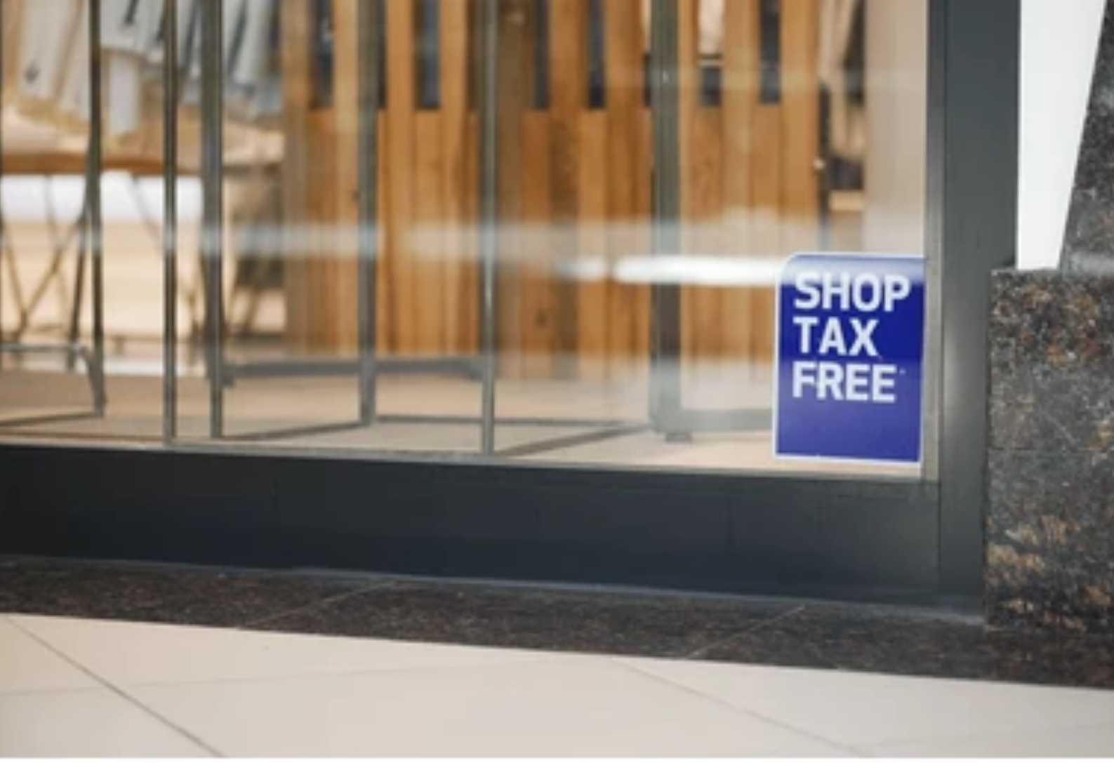 Tax Free Logo at Shop