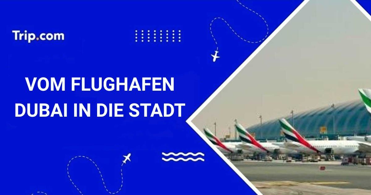 Vom Flughafen Dubai in die Stadt