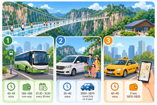 how to get to Zhangjiajie Glass Bridge