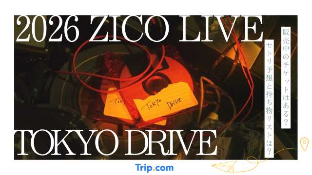 2026 ZICO LIVE : TOKYO DRIVE開催！チケット・会場アクセス・セトリ予想