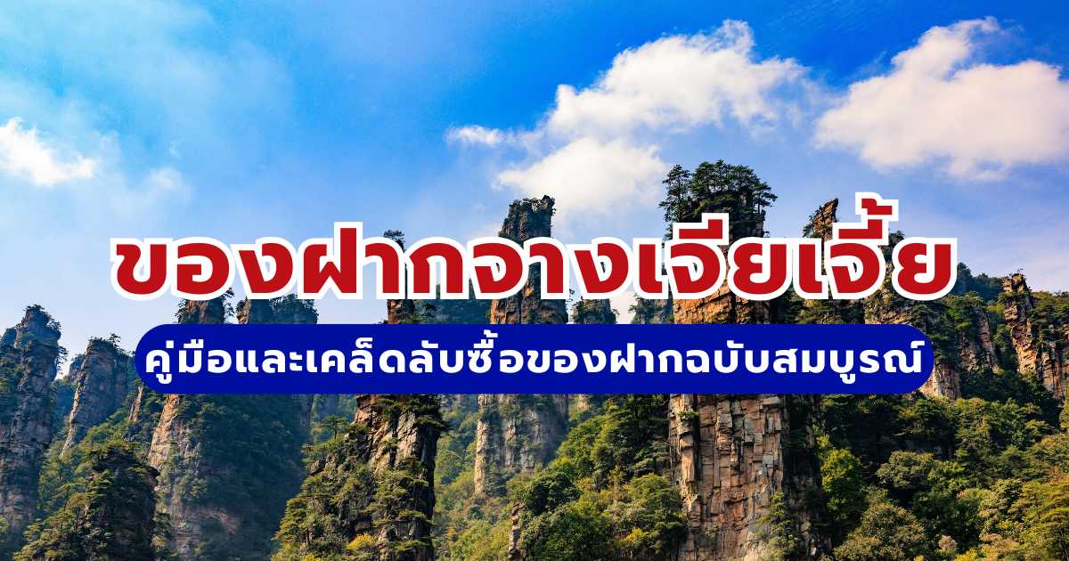 ชี้เป้าของฝากจางเจียเจี้ยน่าซื้อ 2569｜คู่มือและทริคซื้อของฝากฉบับสมบูรณ์