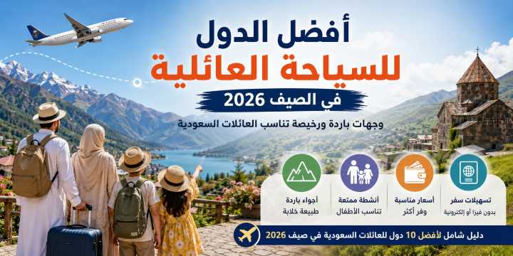 افضل الدول للسياحة العائلية في الصيف 2026 | وجهات باردة ورخيصة للعائلات السعودية | Trip.com