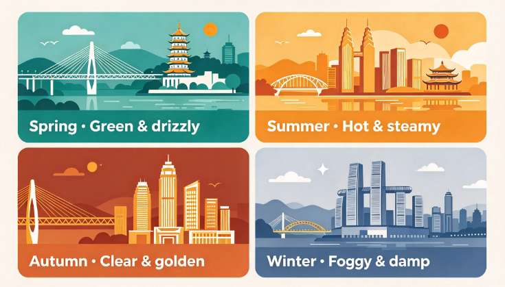 Best Time to Visit Chongqing - Weather by Season