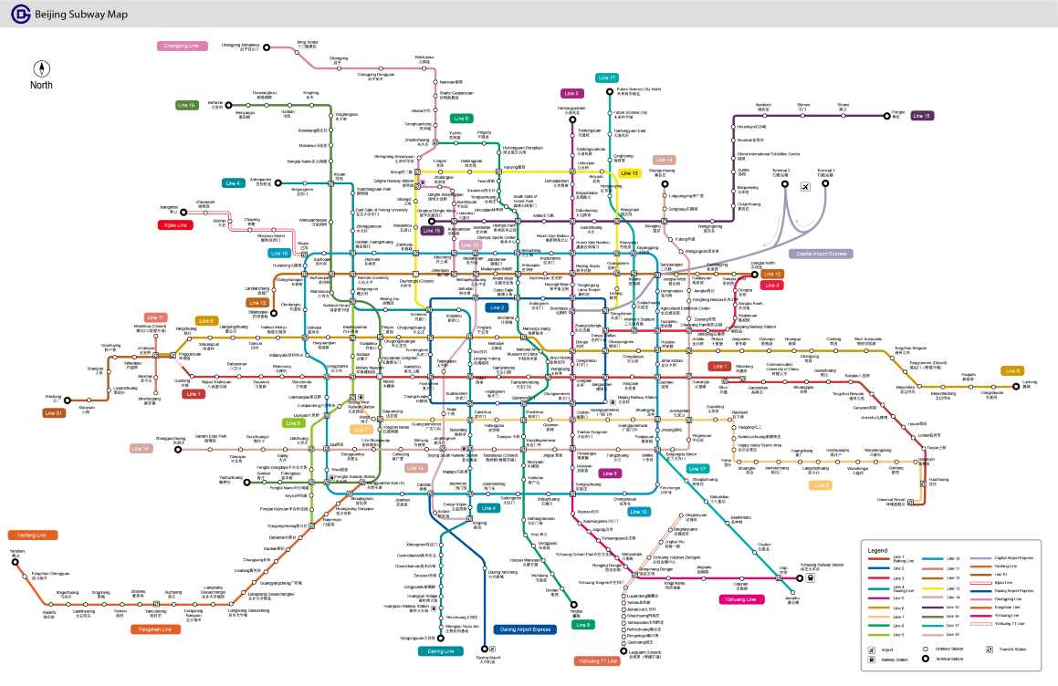 Beijing Subway Map​​: Ride Like a Local