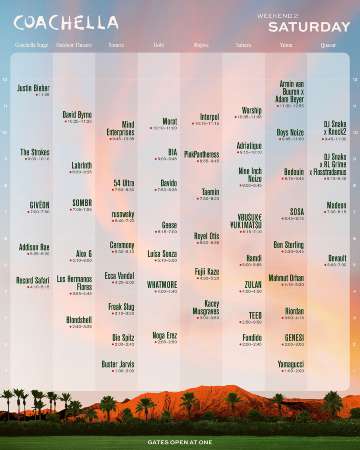 Coachella 2026: Latest Lineup & Week 2 Schedule