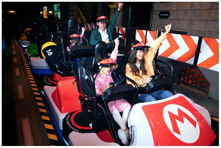 Mario Kart Koopas Challenge ride at Super Nintendo World Japan