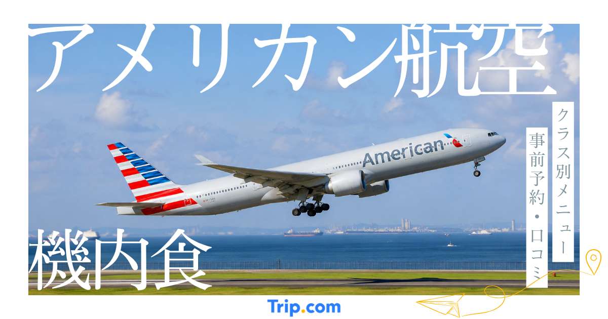 アメリカン航空の機内食を徹底解説！クラス別メニューや事前予約・口コミを紹介