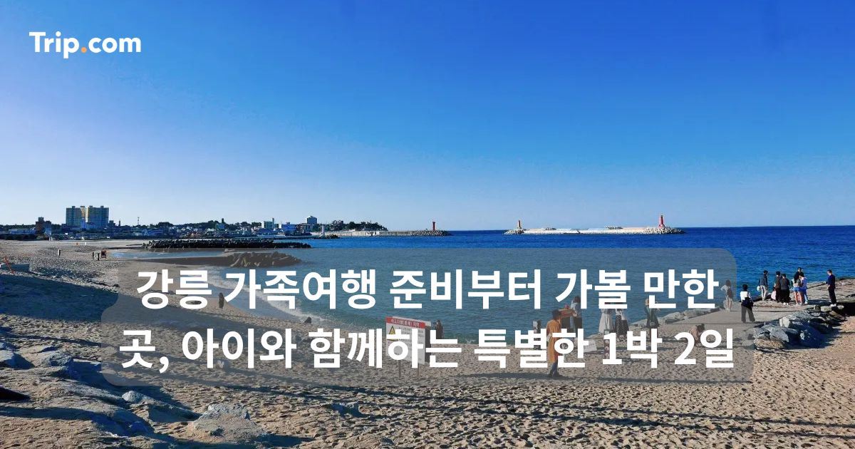 강릉 가족여행 준비부터 가볼 만한 곳, 아이와 함께하는 여행 | 트립닷컴