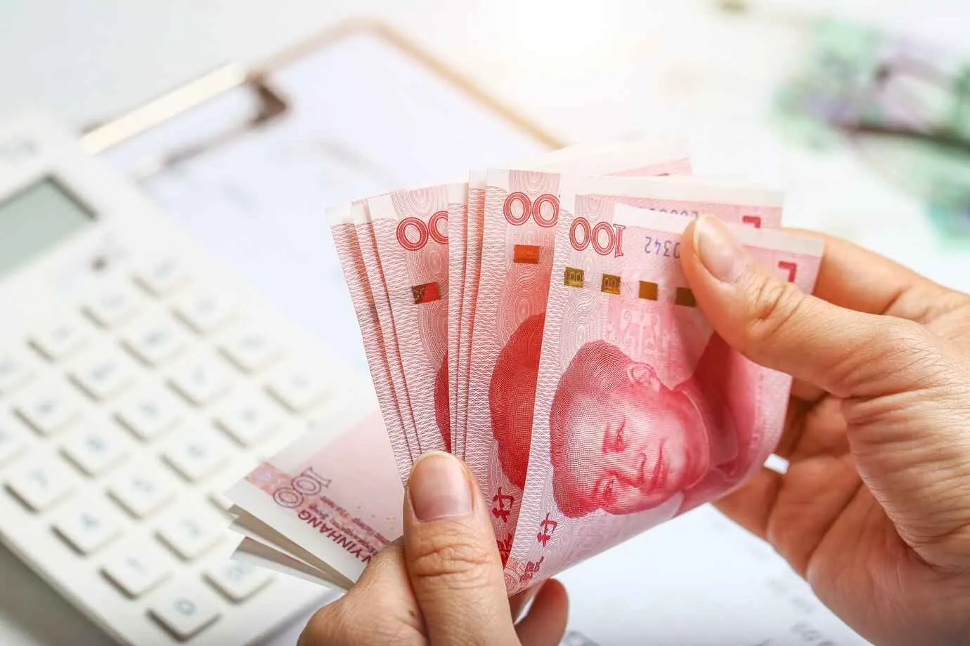 cash in china
