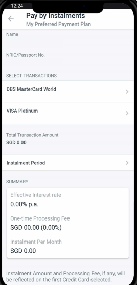 Step 4 POSB Installment