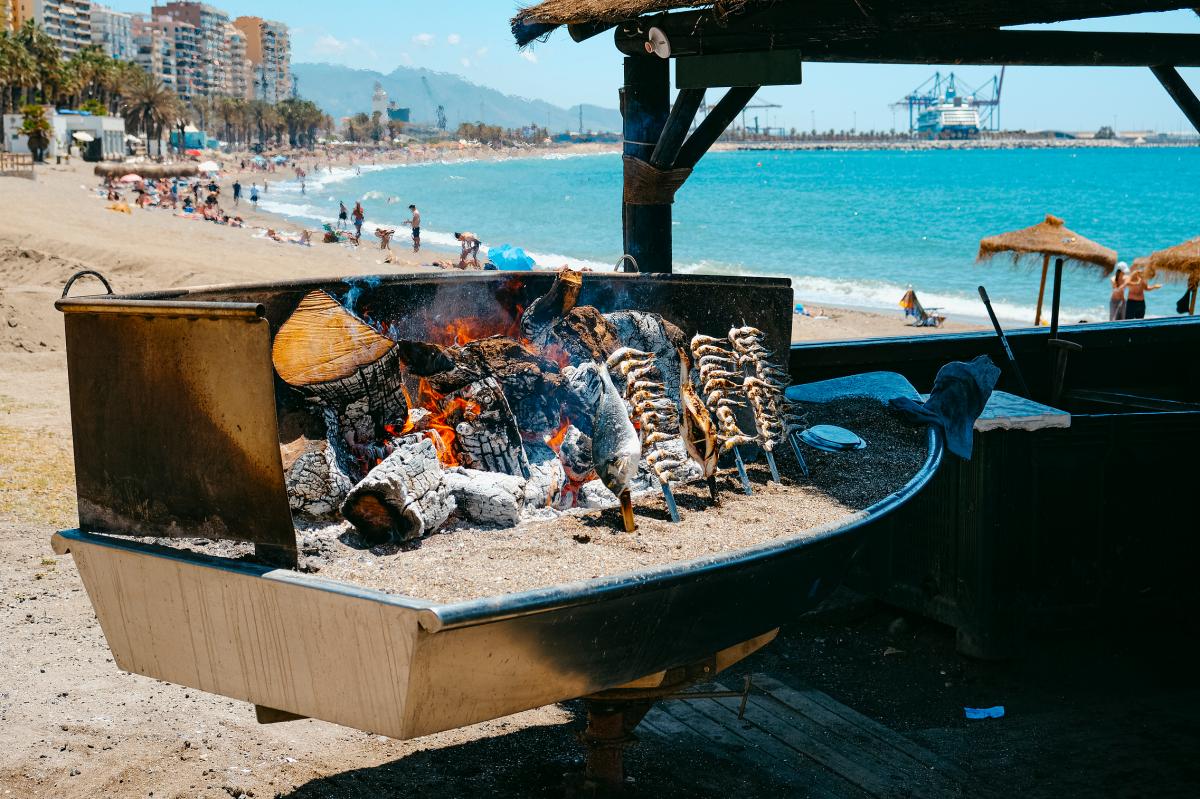 Playa de La Malagueta en Malaga