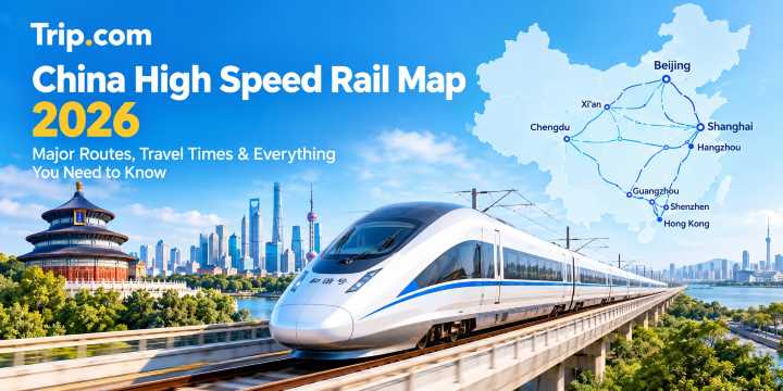 China High Speed Rail Map 2026: Routes & Travel Times｜Trip.com