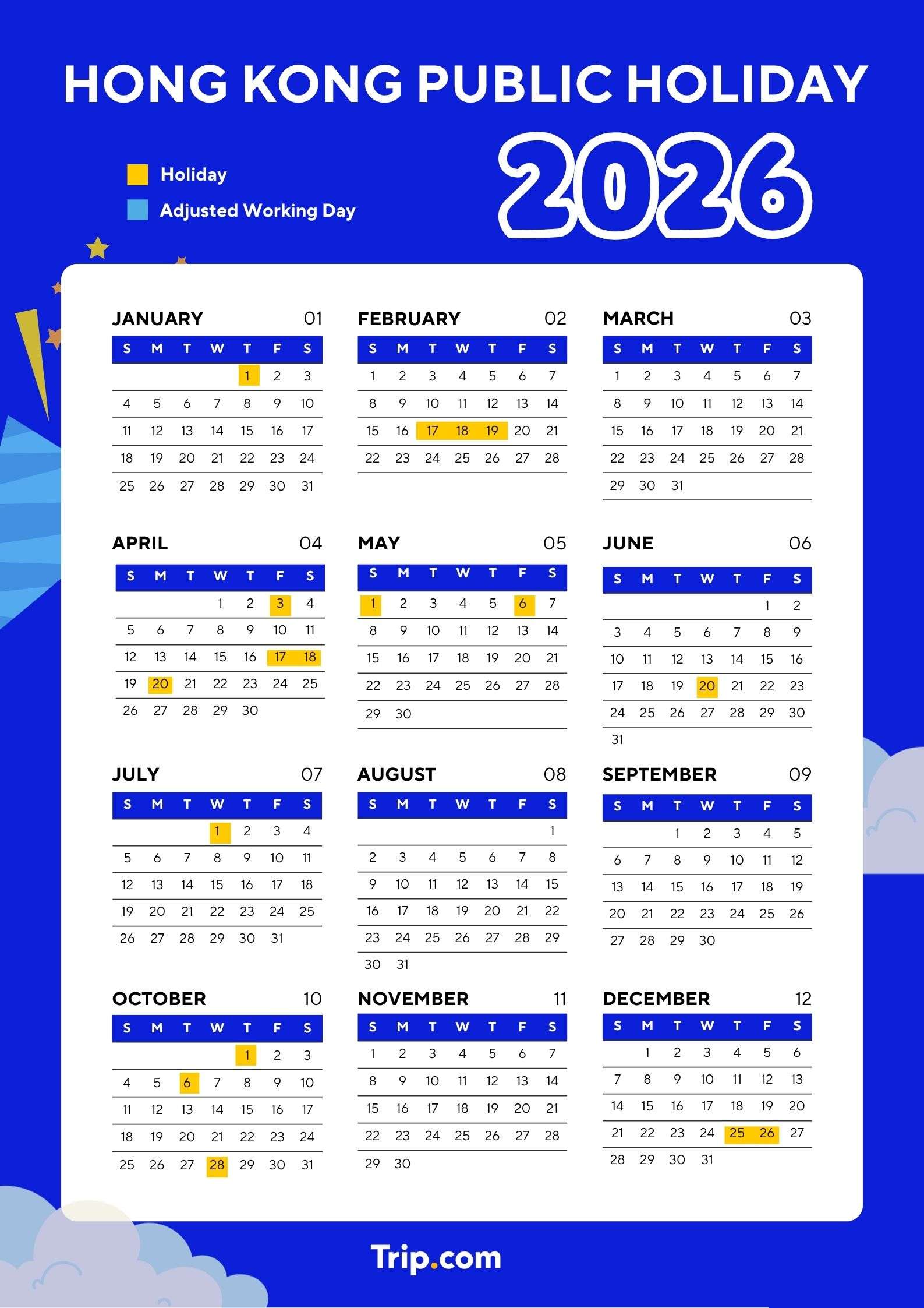 Hari Libur Hong Kong 2026: Panduan Lengkap untuk Perjalanan Anda-Trip.com