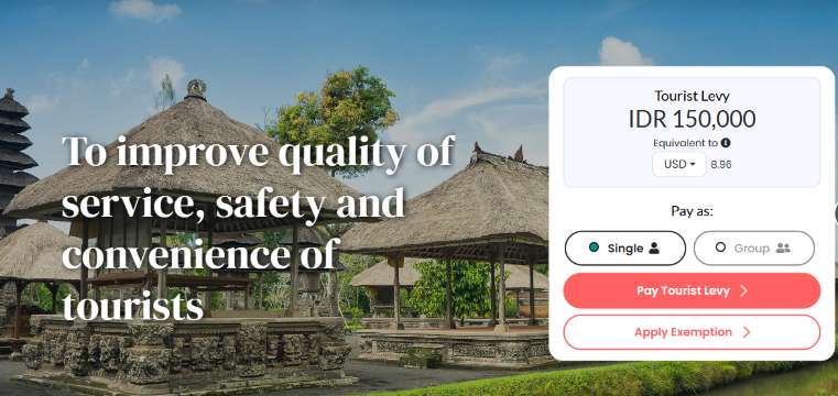 印尼入境 | 繳納峇里島觀光稅