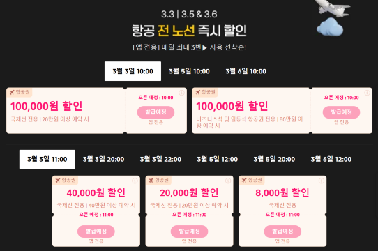 트립닷컴 메가세일 항공권 할인코드