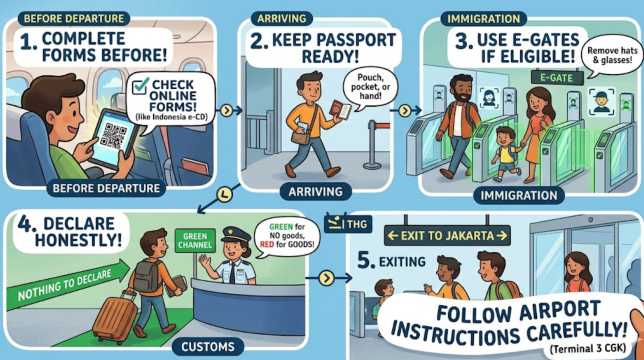 Tips Apply Arrival Card
