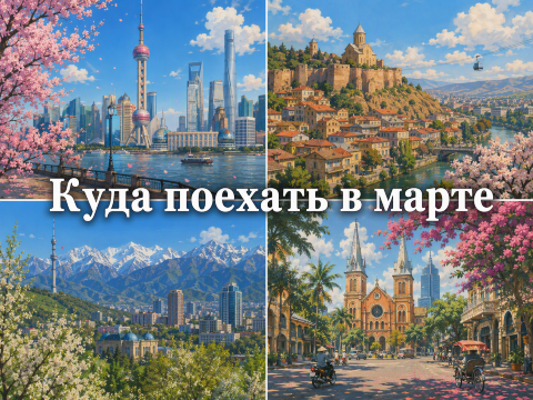 Куда поехать в марте за морем весной и последним снегом | Trip.com